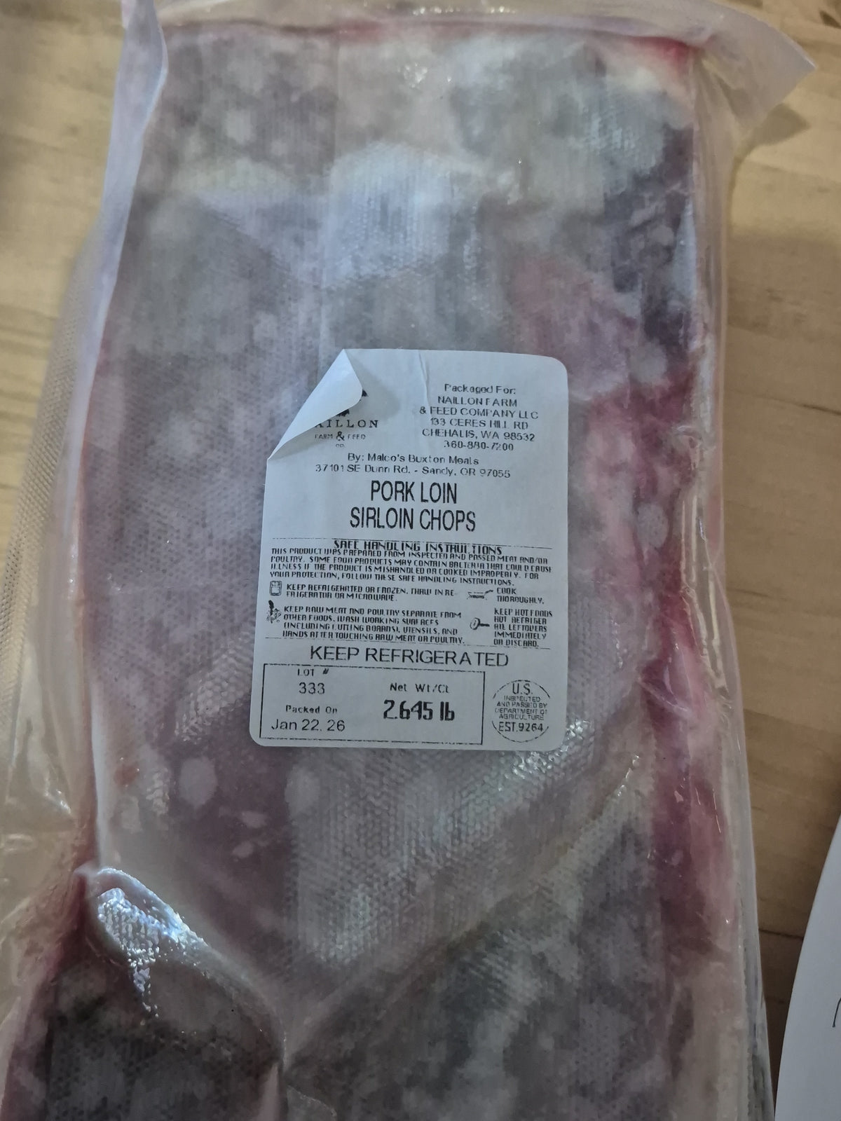 Pork Boxes – 1/8, 1/4 & 1/2
