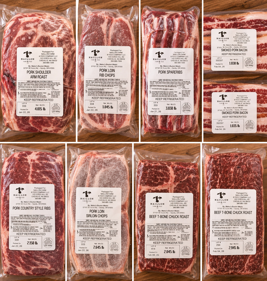 Perfectly Pastured Beef + Premium Pork Box