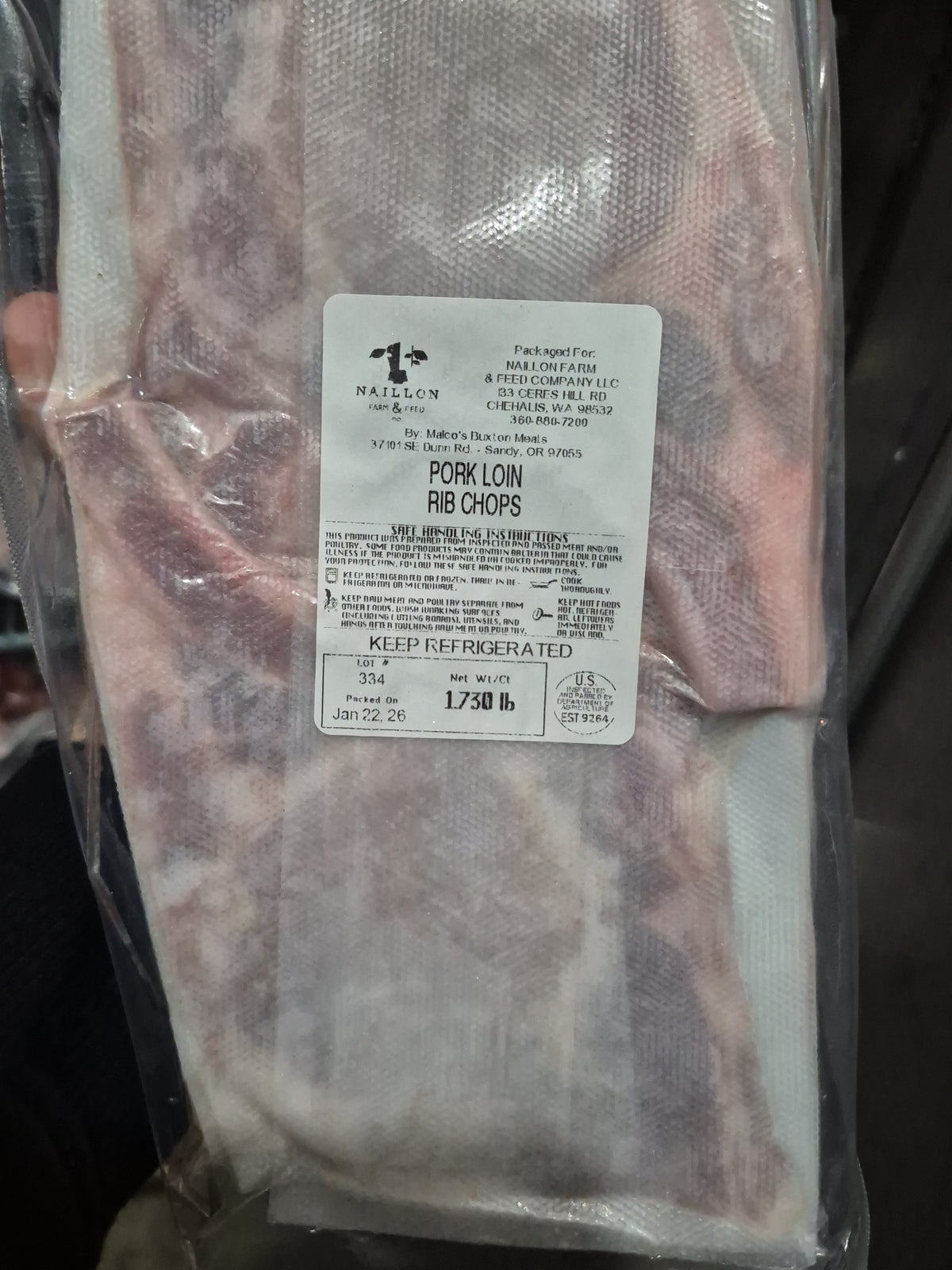 Pork Boxes – 1/8, 1/4 & 1/2